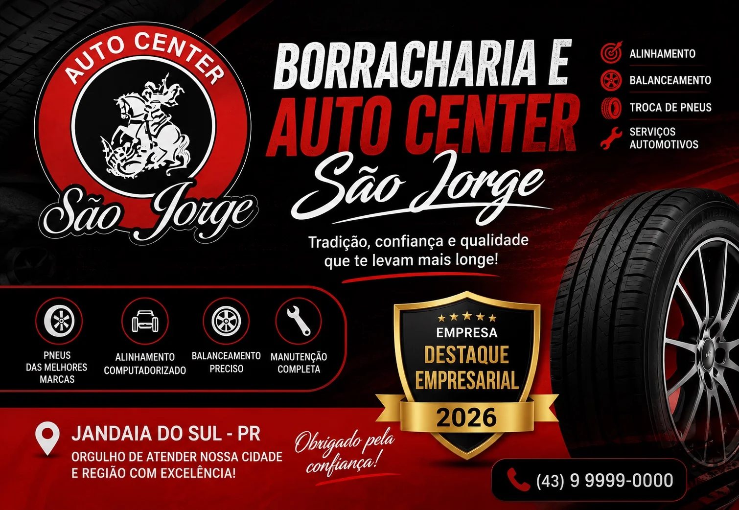 BORRACHARIA E AUTO CENTER SÃO JORGE