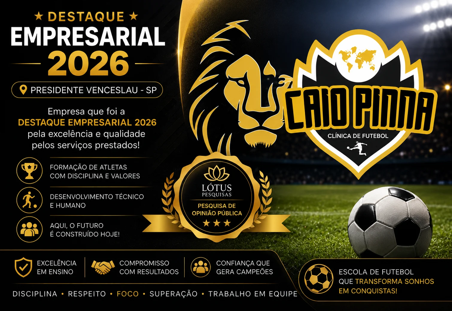 CLÍNICA DE FUTEBOL CAIO PINNA