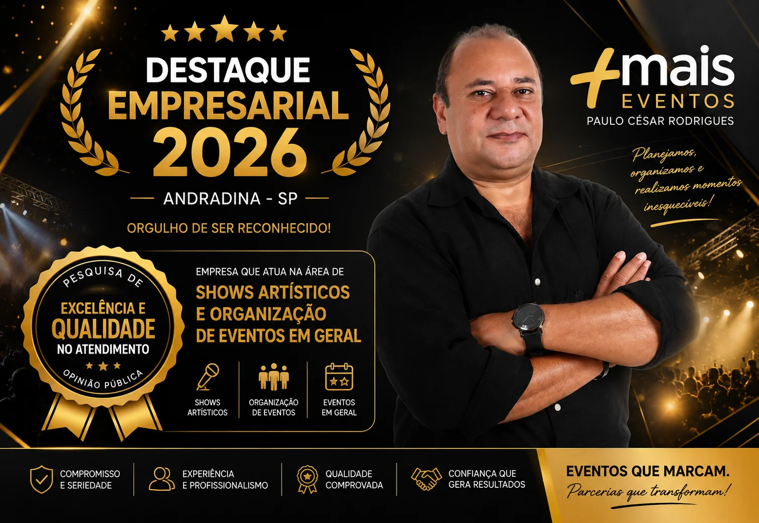 MAIS EVENTOS - PAULO CESÁR RODRIGUES