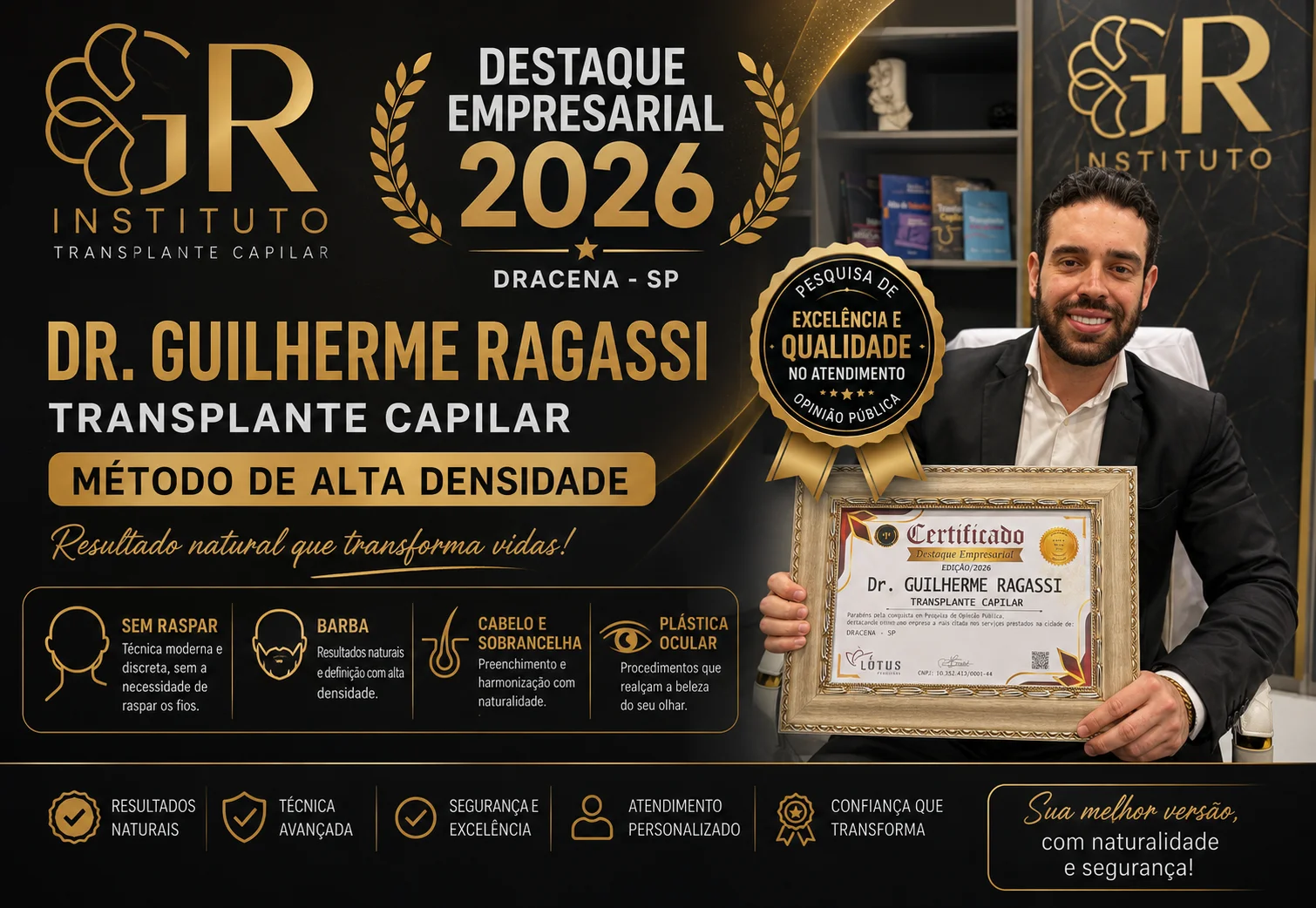 DR. GUILHERME RAGASSI IMPLANTE CAPILAR